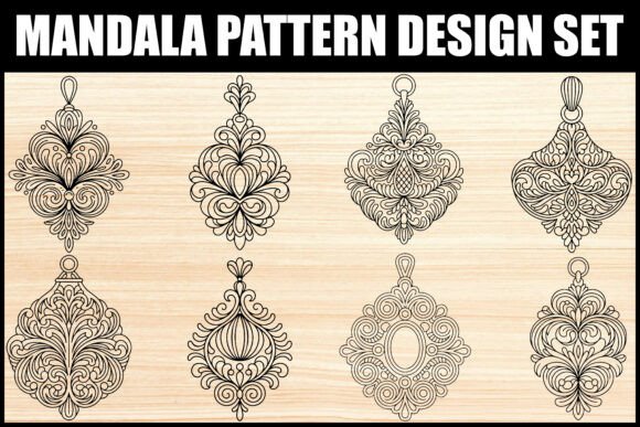 Download Elegant Mandala Pattern Ornament Set - Premium Resources