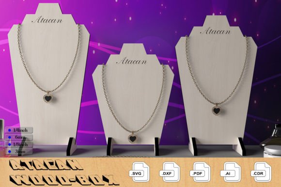 Download Necklace Display Stand / Jewelry Holder - Lace Collection