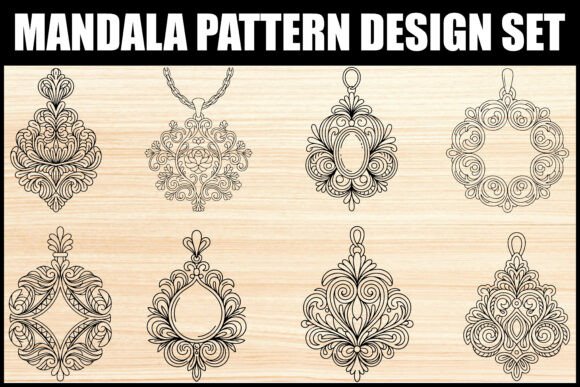 Download Elegant Mandala Pattern Ornament Set - Premium Resources