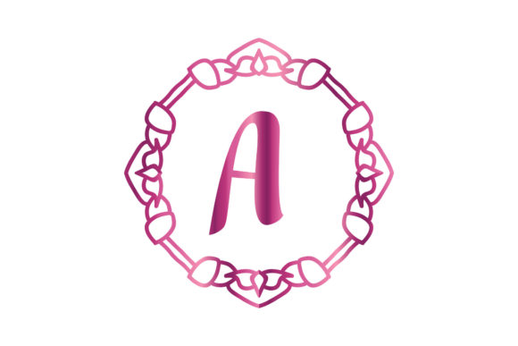 Download Monogram Illustration Line Mandala Font - Premium Resources