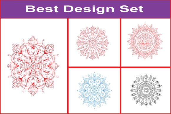 Download Mandala Line Art SVG Bundle Designs - Premium Resources
