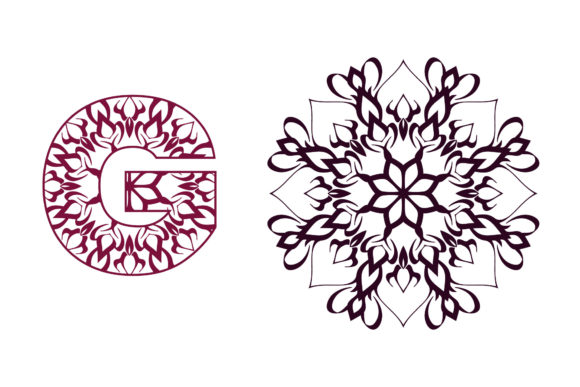 Download Mandala Font Alphabet G Style - Premium Bundle